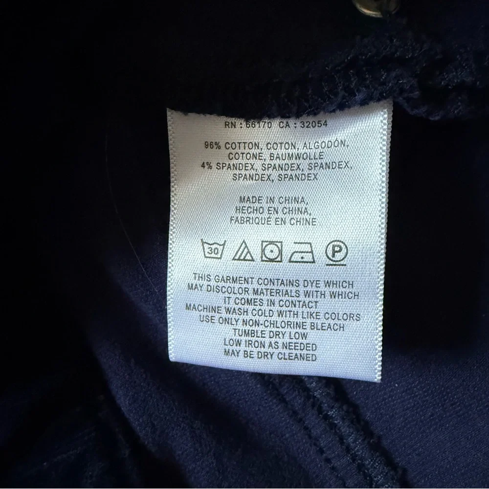 ANTHROPOLOGIE PILCRO Plus Size 32 High Rise Skinny Navy Corduroy 35” Waist Jeans - Picture 13 of 16